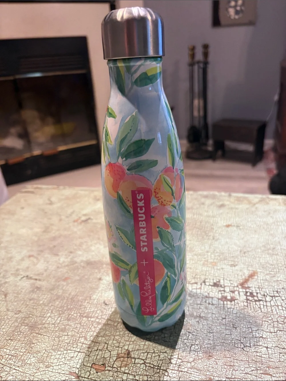 Lilly Pulitzer x Starbucks x S’well Fresh Squeezed 17 oz Water Bottle